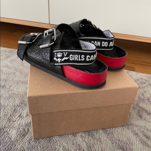 Zadig & Voltaire Girls Can Do Anything Sandals - Picture 10 of 10